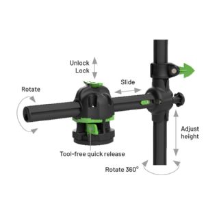 Railblaza HEXX Live Pole 30 inch Live Sonar Transducer Mount - 